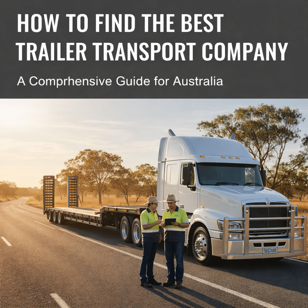 How to Find the Best Trailer Transport Company in Australia